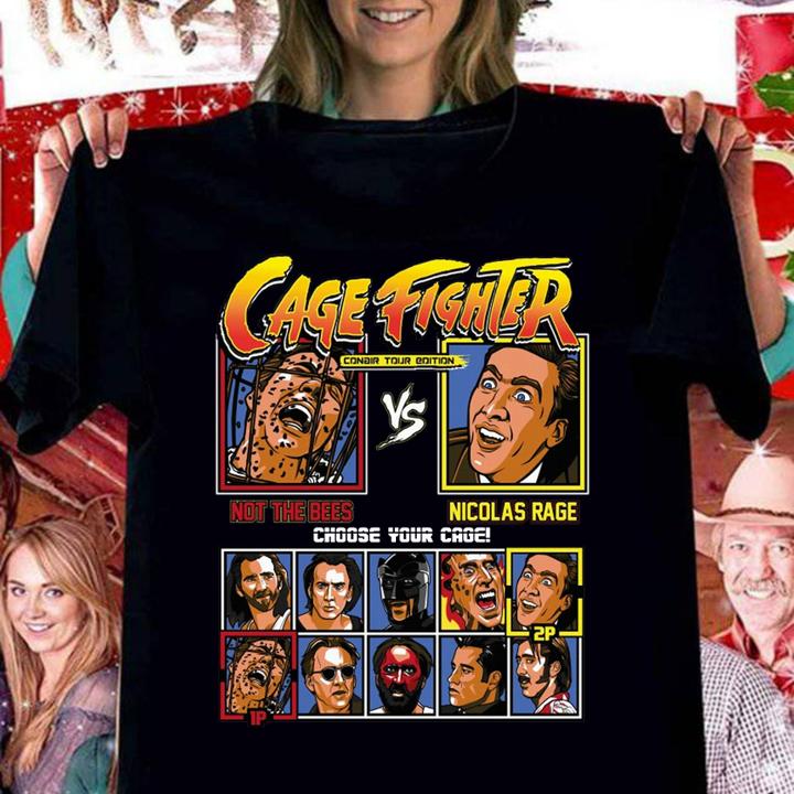 Cage Fighter Game t-shirt woman shirt