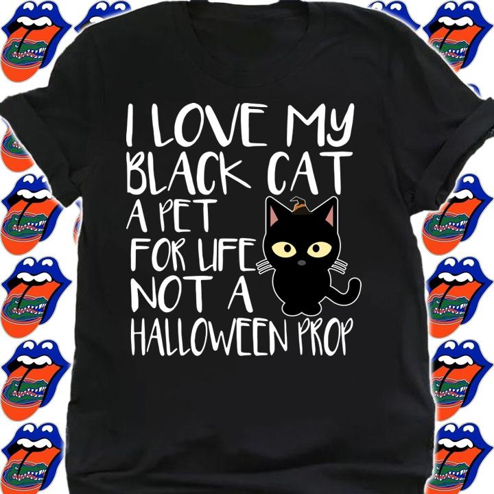 Awesome I Love My Black Cat Halloween t-shirt shirt