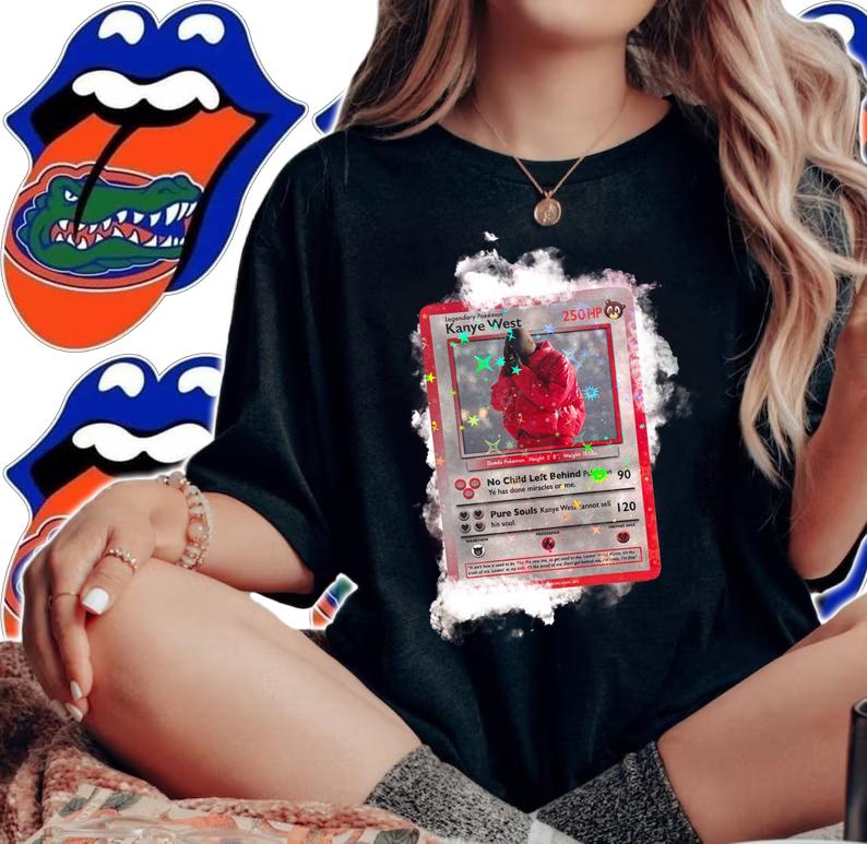 Legendary Pokemon Kanye West Donda Pokemon Card t-shirt woman shirt