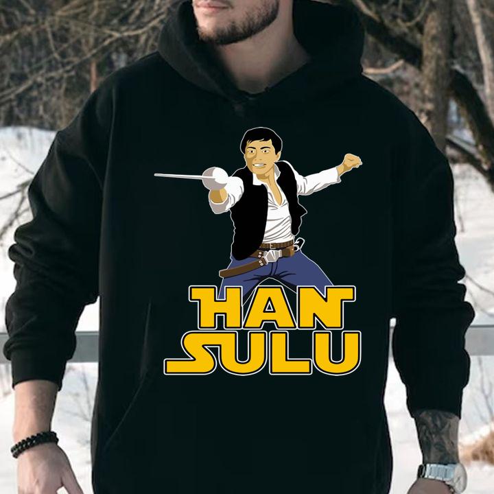 Top Star Trek Han Sulu Sabre Fencing t-shirt hoodie