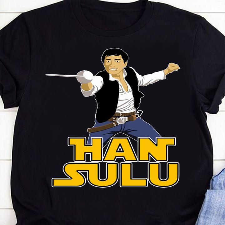 Top Star Trek Han Sulu Sabre Fencing t-shirt shirt