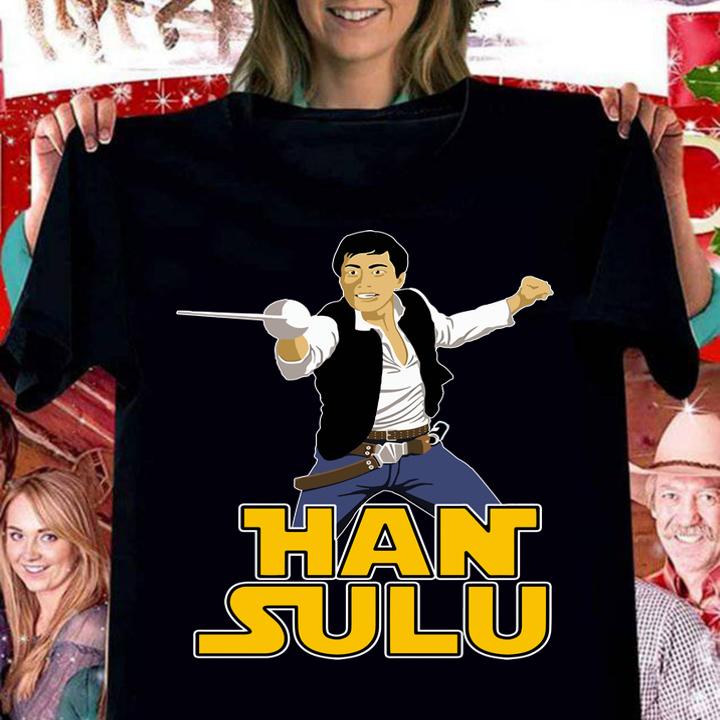 Top Star Trek Han Sulu Sabre Fencing t-shirt woman shirt