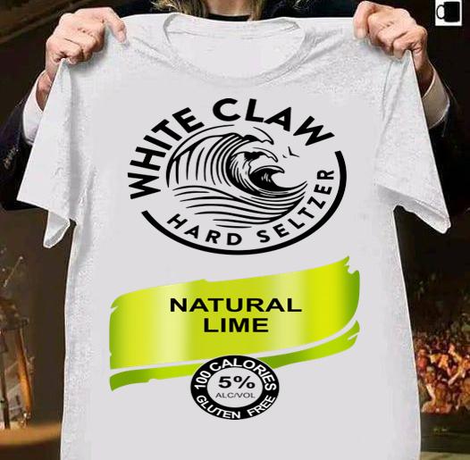 White Claw Hard seltzer Natural Lime t-shirt shirt