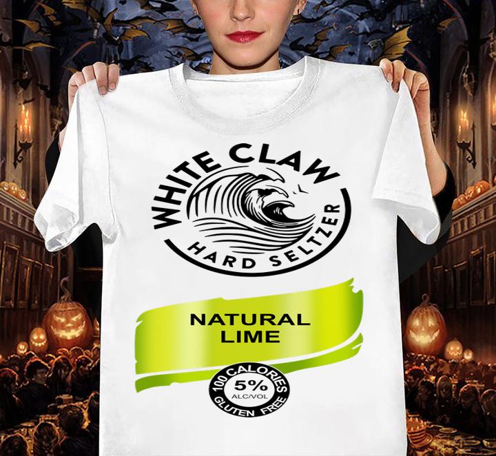 White Claw Hard seltzer Natural Lime t-shirt woman shirt