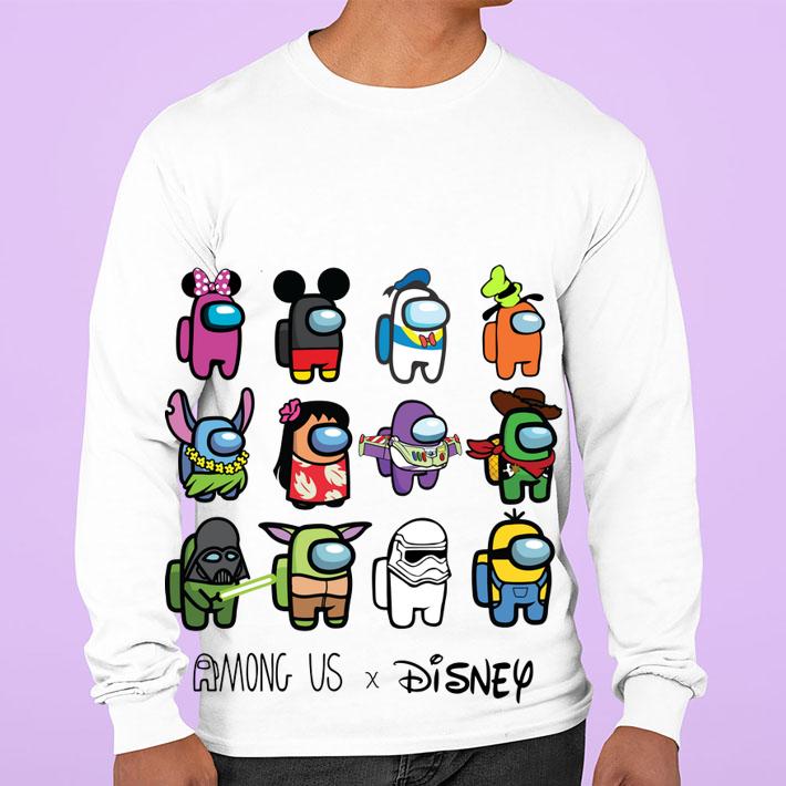 Among Us mashup Disney characters t-shirt sweatshirt