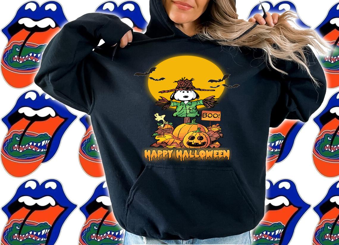 Awesome Peanuts Snoopy Happy Halloween t-shirt hoodie