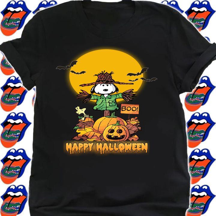 Awesome Peanuts Snoopy Happy Halloween t-shirt shirt