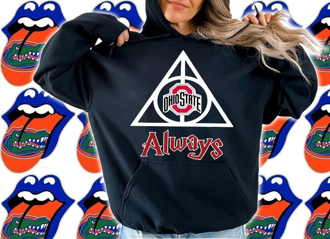 Harry Potter Ohio State Deathly Hallows Always t-shirt hoodie