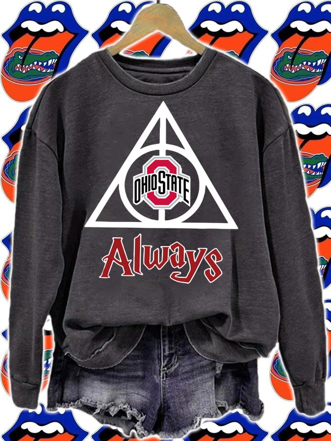 Harry Potter Ohio State Deathly Hallows Always t-shirt sweatshirt