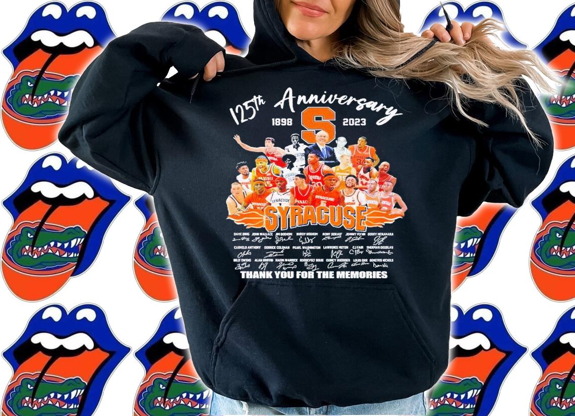 125th anniversary 1898 2023 Syracuse thank you for the memories shirt t-shirt hoodie