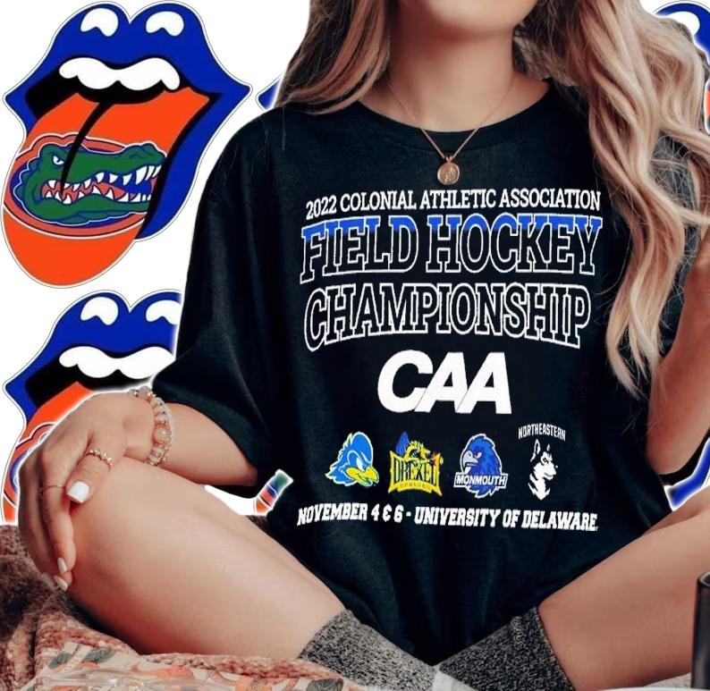 2022 Colonial Athletic Association Field Hockey Championship University of Delaware shirt t-shirt woman shirt