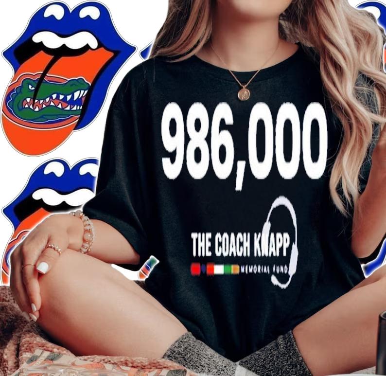 986,000 The Coach Knapp Memorial Fund Shirt t-shirt woman shirt
