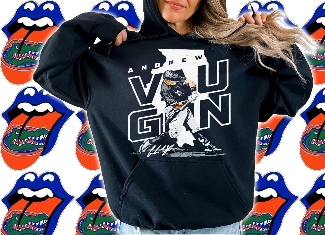 Andrew Vaughn Chicago White Sox W Player Map signature shirt t-shirt hoodie