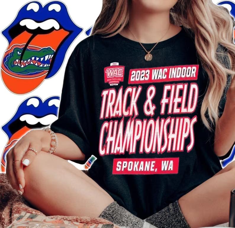 2023 Wac Indoor track and field Championships Spokane WA shirt t-shirt woman shirt