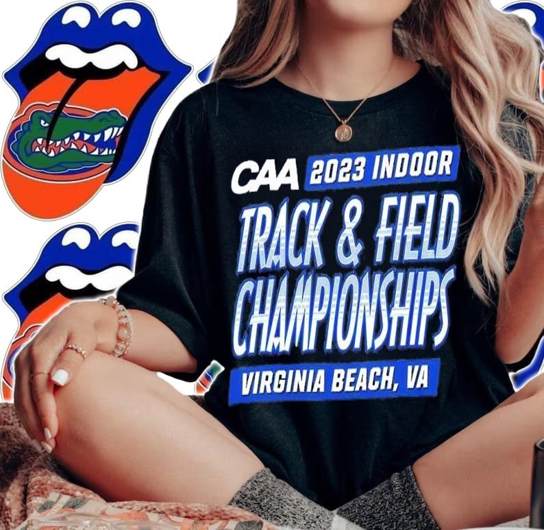 CAA 2023 Indoor track and field Championships Virginia Beach shirt t-shirt woman shirt