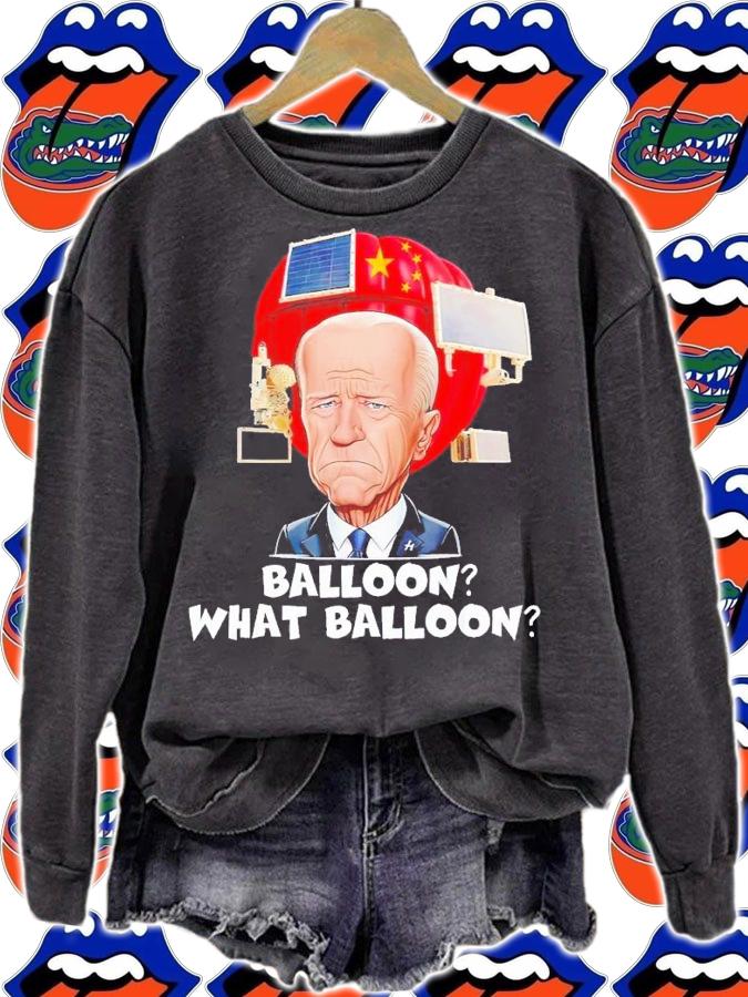 Chinese Spy Balloon Funny Surveillance Joe Biden China shirt t-shirt sweatshirt