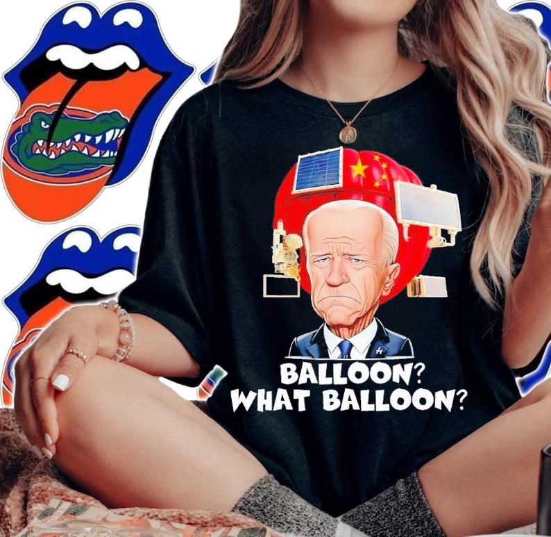 Chinese Spy Balloon Funny Surveillance Joe Biden China shirt t-shirt woman shirt
