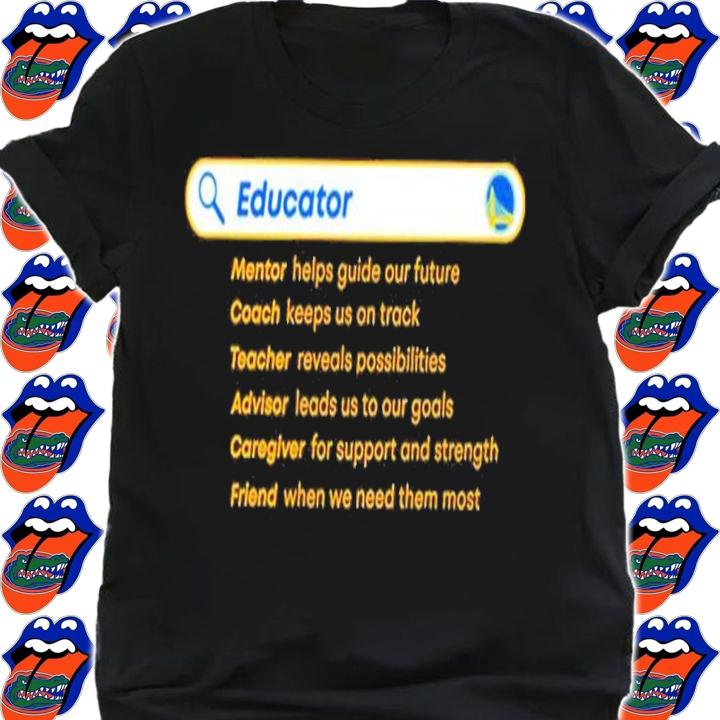 Educator Mentol Helps Guide Our Future Coach Keeps Us On Track Shirt t-shirt shirt