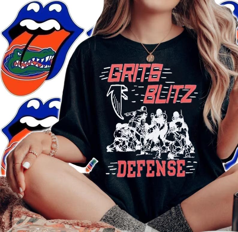 Falcons Grits Blitz Defense shirt t-shirt woman shirt