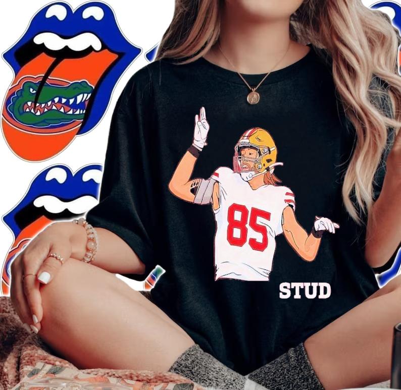 Gk Stud shirt t-shirt woman shirt