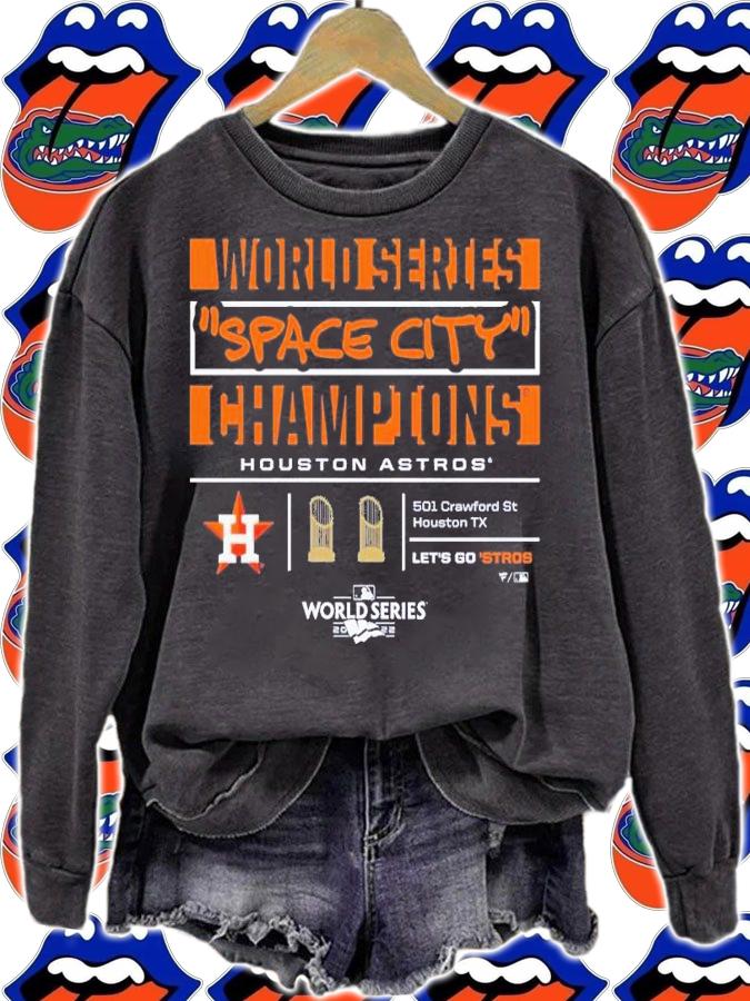 Houston Astros World Series Space City Champions 2022 Shirt t-shirt sweatshirt