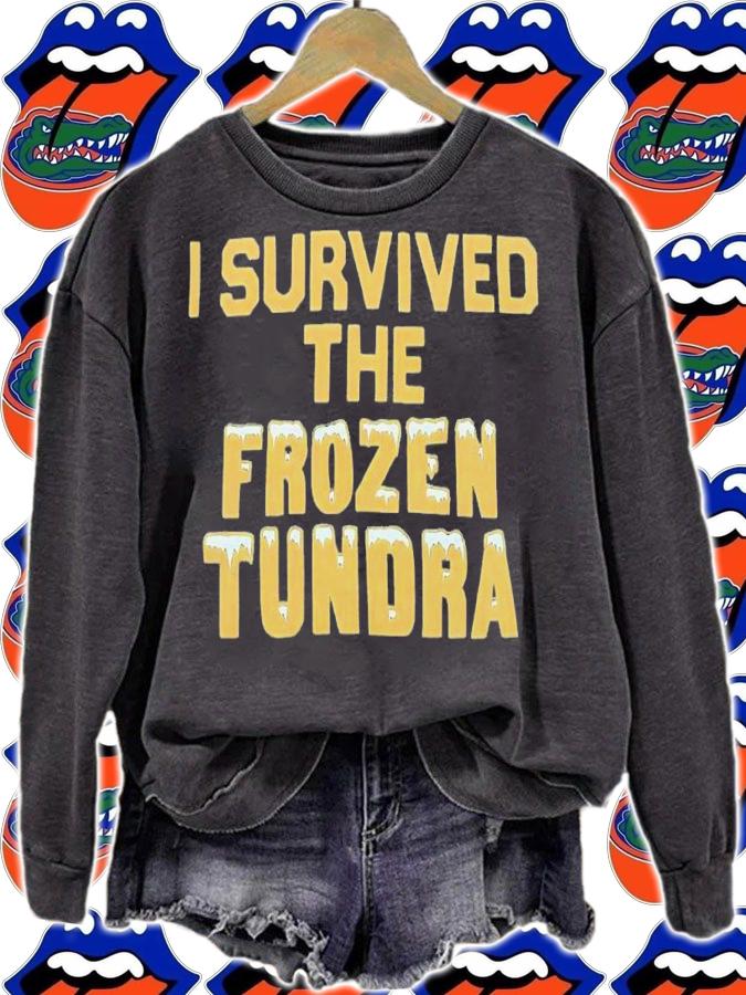 I Survived the Frozen Tundra shirt t-shirt sweatshirt