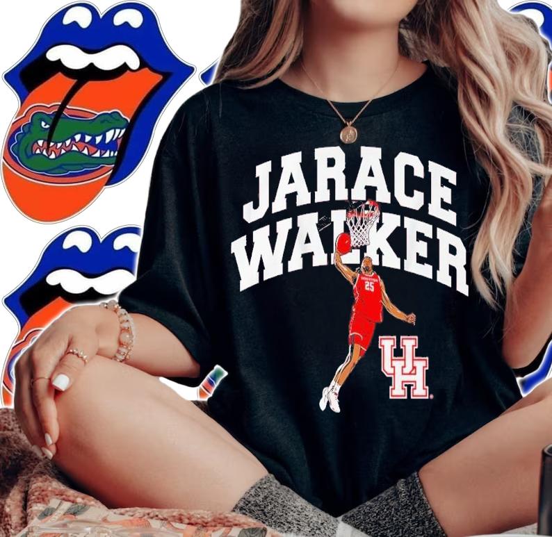 Houston Basketball Jarace Walker dunk shirt t-shirt woman shirt
