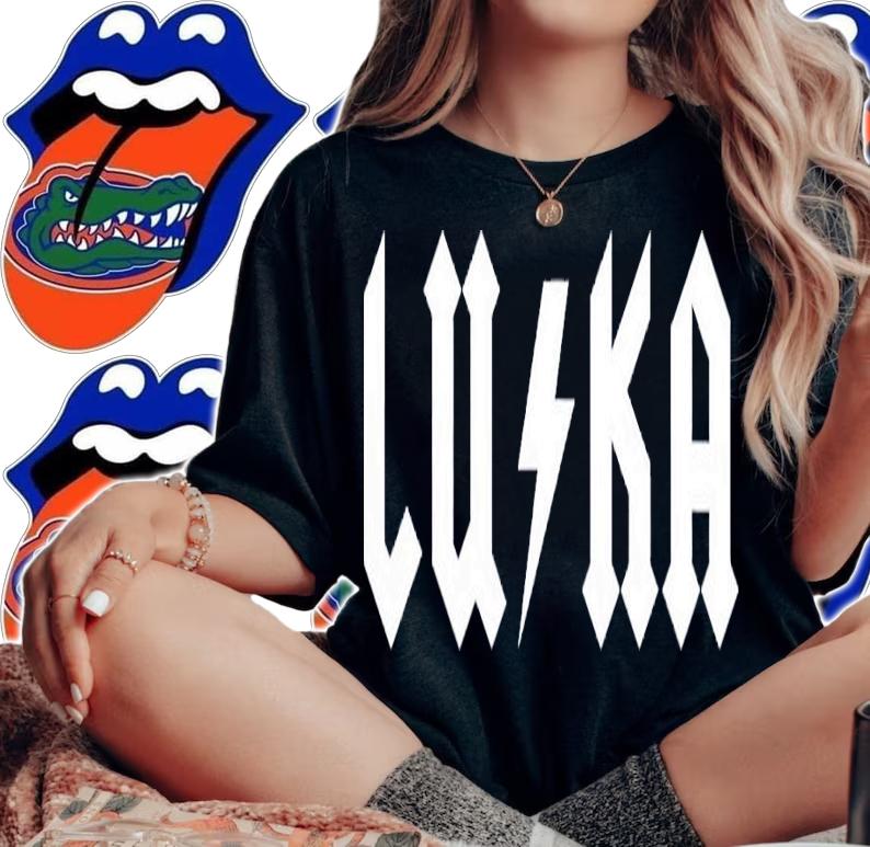 Luka Doncic ACDC shirt t-shirt woman shirt
