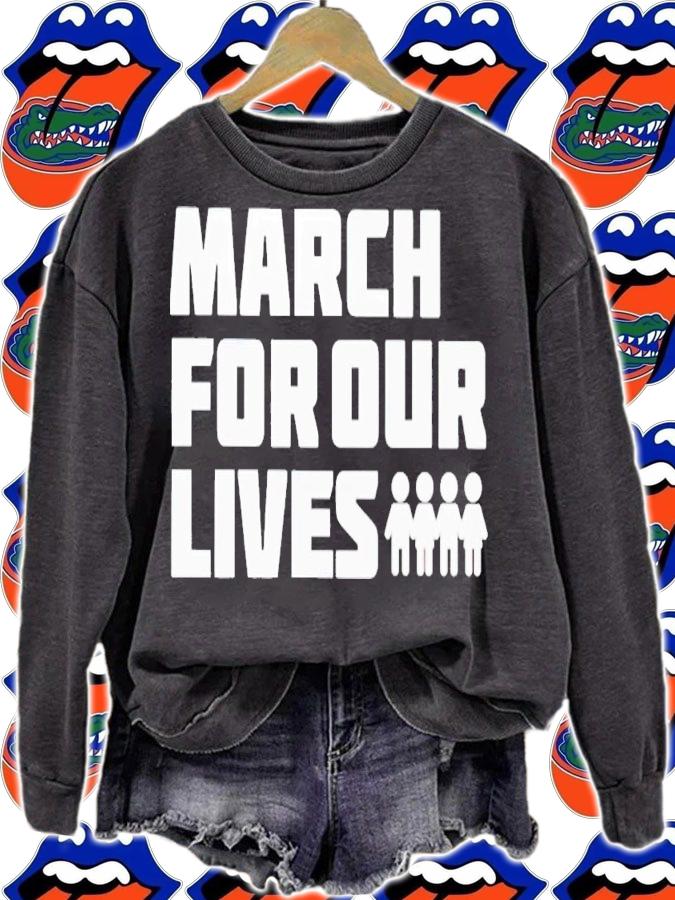 March for our lives shirt t-shirt sweatshirt