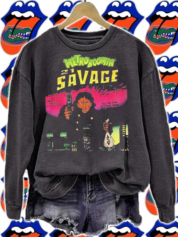Metro Boomin and Savage Heroes and Villains shirt t-shirt sweatshirt