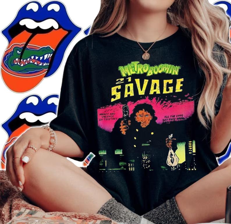 Metro Boomin and Savage Heroes and Villains shirt t-shirt woman shirt