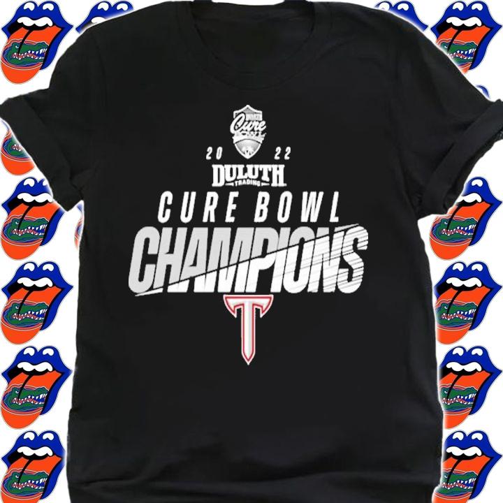 NCAA Troy Trojans Champions 2022 Cure Bowl Final Team Shirt t-shirt shirt