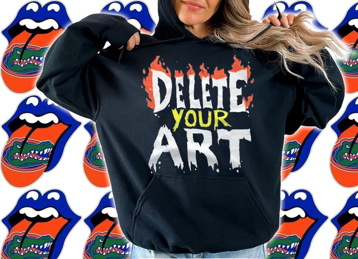 Drawfee delete your art T-shirt t-shirt