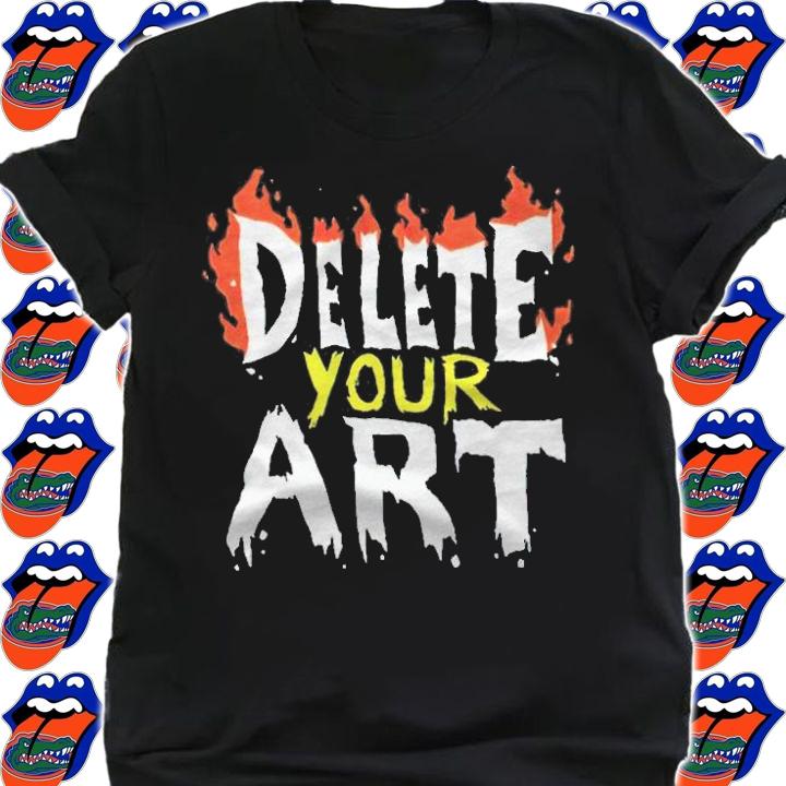 Drawfee delete your art T-shirt t-shirt