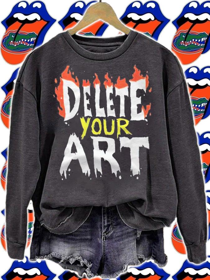 Drawfee delete your art T-shirt t-shirt