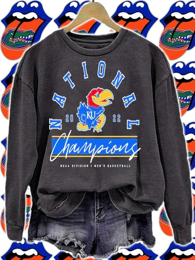 Kansas Jayhawks NCAA 2022 National Champions T-Shirt t-shirt