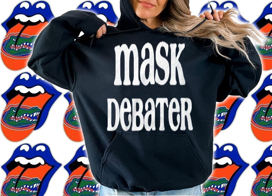 Mask Debater Funny Face Masks Safety First Pun Shirt