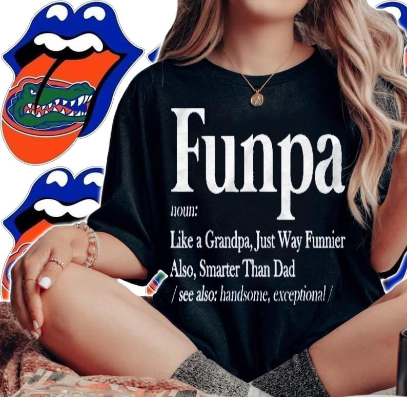 Funpa Definition Like Grandpa Funnier Smarter Than Dad Funny Shirt woman shirt