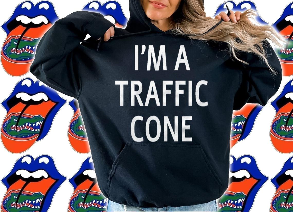 I Am A Traffic Cone Tee Halloween Funny Costume Men Women Shirt