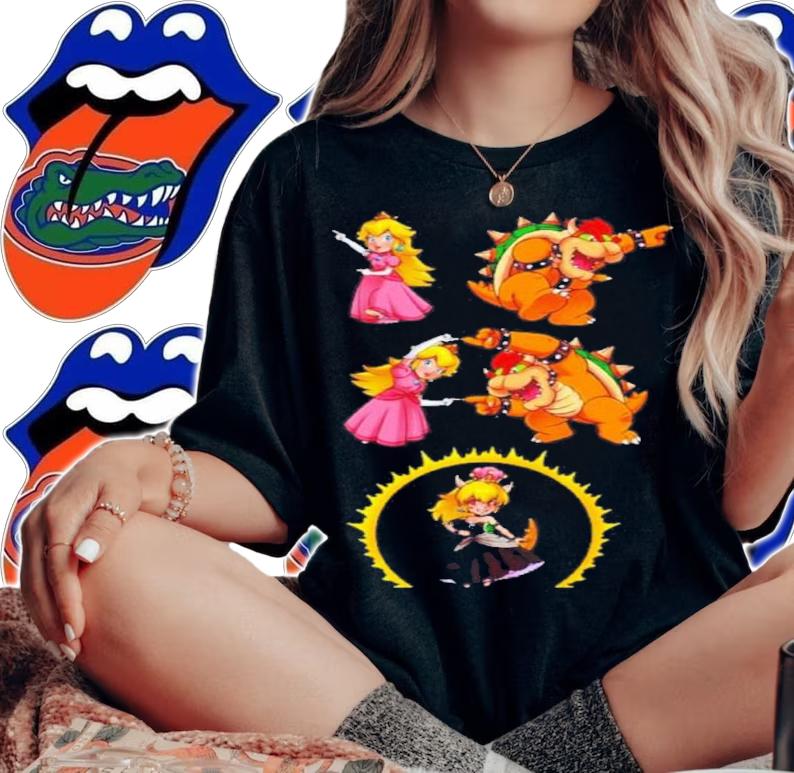 Super Mario Parody Bowsette Fusion Shirt