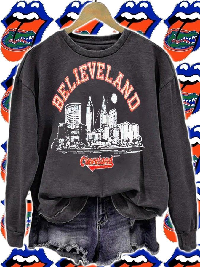 Believeland Cleveland T-shirt sweatshirt