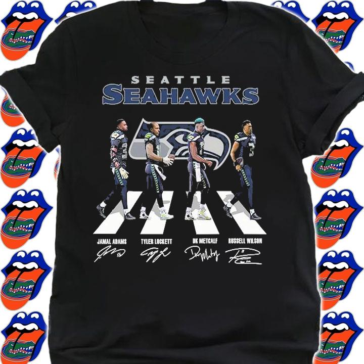 Best seattle Seahawks Football Team Abbey Road Signatures Shirt shirt