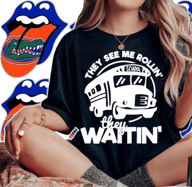 Bus they see me Rollin they waitin shirt woman shirt