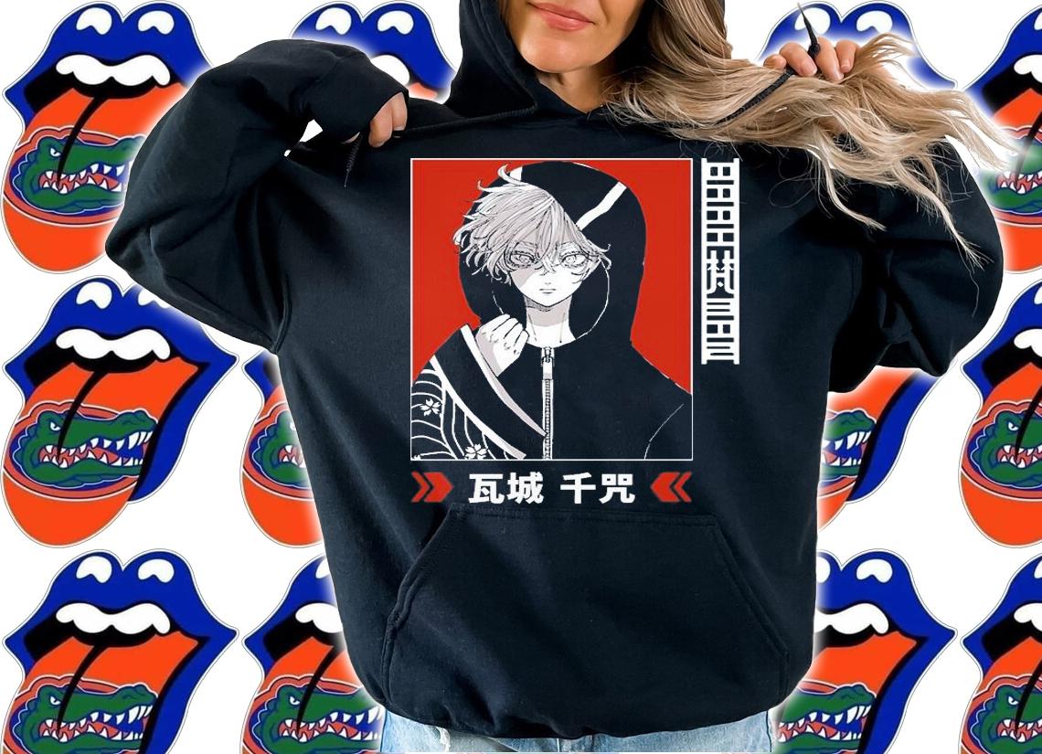 Senju Kawaragi Tokyo Revengers Manga Shirt gang Brahman Manjin shirt hoodie