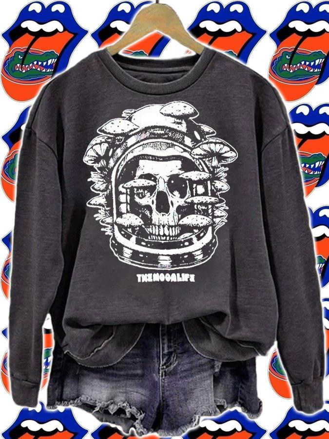 Shrooms Doom the moon life T-shirt sweatshirt