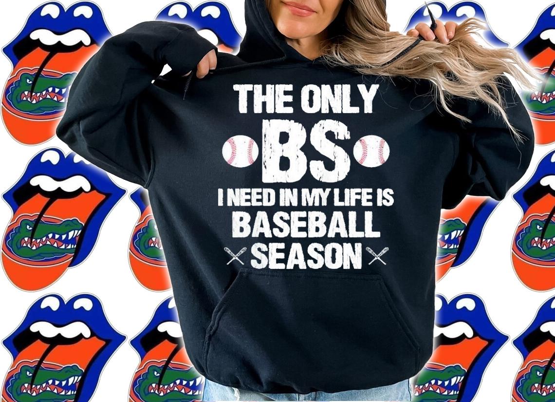 The only I need in my life is baseball season t-shirt