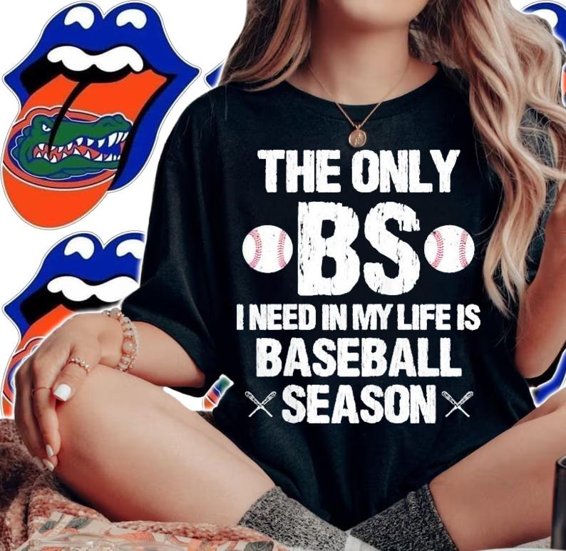 The only I need in my life is baseball season t-shirt