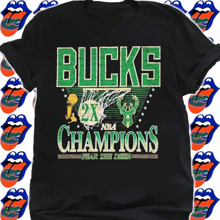 Milwaukee Bucks 2-Time NBA Finals Champions shirt shirt