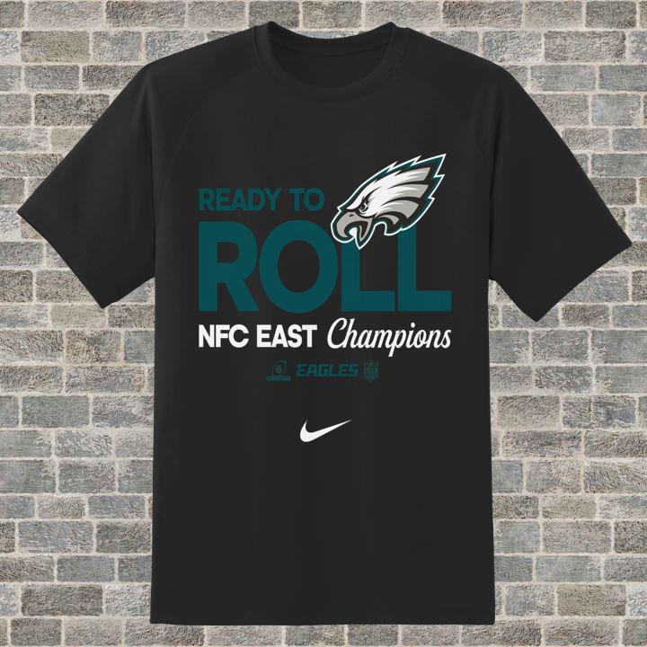 Philadelphia Eagles Ready to Roll NFC East Champions NFL Playoff T-Shirt