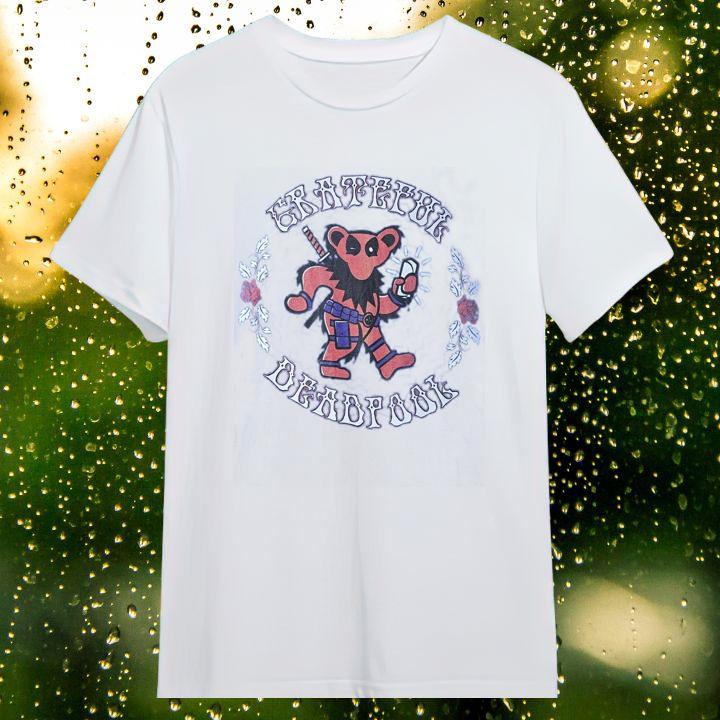 Funny Grateful Deadpool Grateful Dead Dancing Bear Shirt